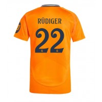 Maglia Calcio Real Madrid Antonio Rudiger #22 Seconda Divisa 2024-25 Manica Corta